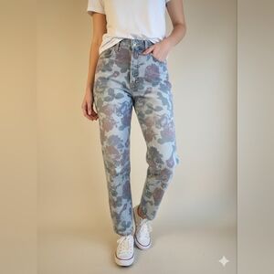 Citizens Of Humanity Floral Cropped Jeans